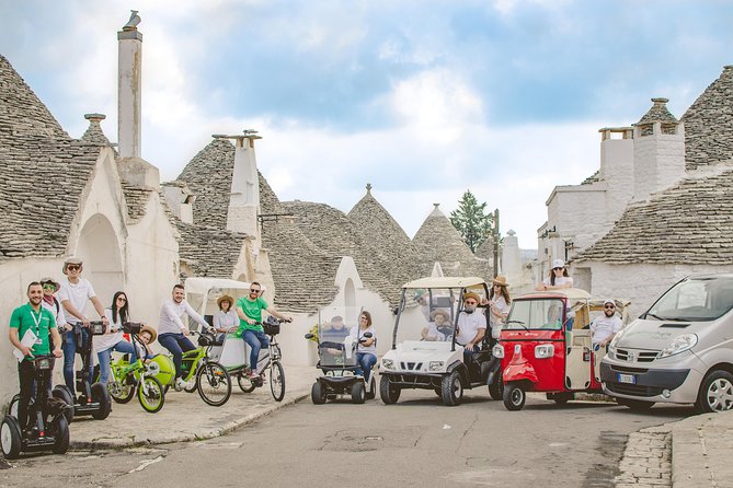 Alberobello Guided Segway and Mini Golf Cart Tour - Transport choices: Segway vs mini golf cart vs tuk-tuk vs e-bike