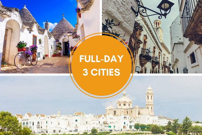 Alberobello, Martina Franca and Locorotondo Guided Tour from Bari - Alberobello and its trulli: what you should look for in 90 minutes