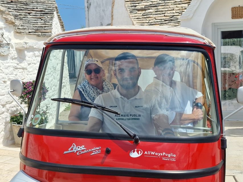 Alberobello: Private Tuk Tuk Tour with Audio Guide - The ride options: tuk-tuk, Fiat Topolino, electric Vespa, and e-bikes