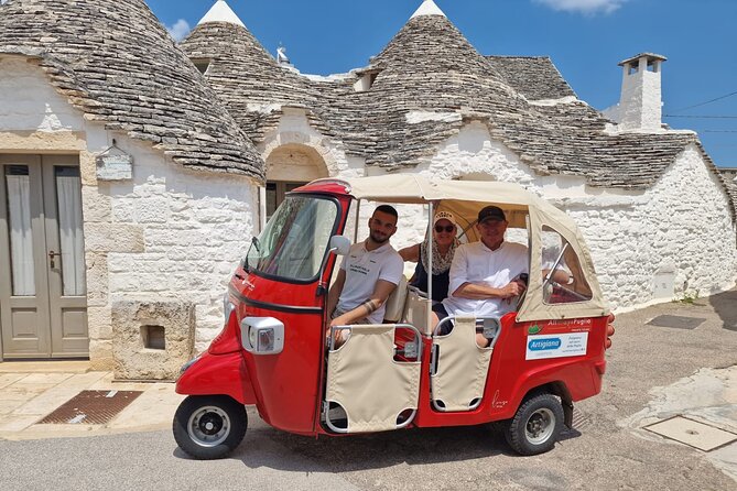 Audio Tour Alberobello with Bee Calessino/ e-Vespa /Fiat Mickey Mouse - Key highlights worth timing around