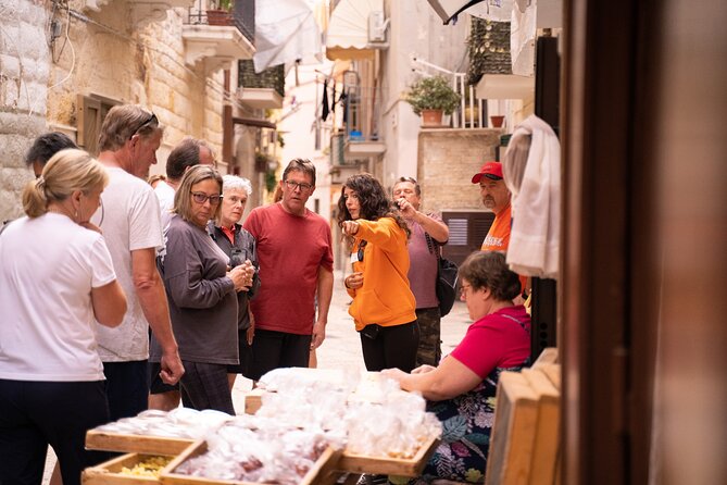 Bari Bike Tour with Pasta Experience - Piazza Ferrarese and the Roman Via Appia–Traiana Reveal