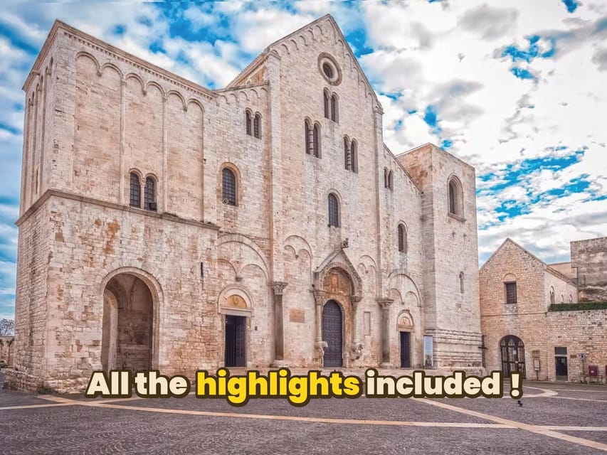 Bari: Digital guide made with a Local for your tour - The Walk: 3.9 km, Pace Control, and Monument Options