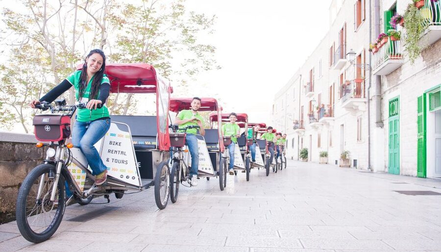 Bari: Old Town Guided Eco-Friendly Rickshaw Tour - Bari’s maze of narrow streets: pasta-making life and street play