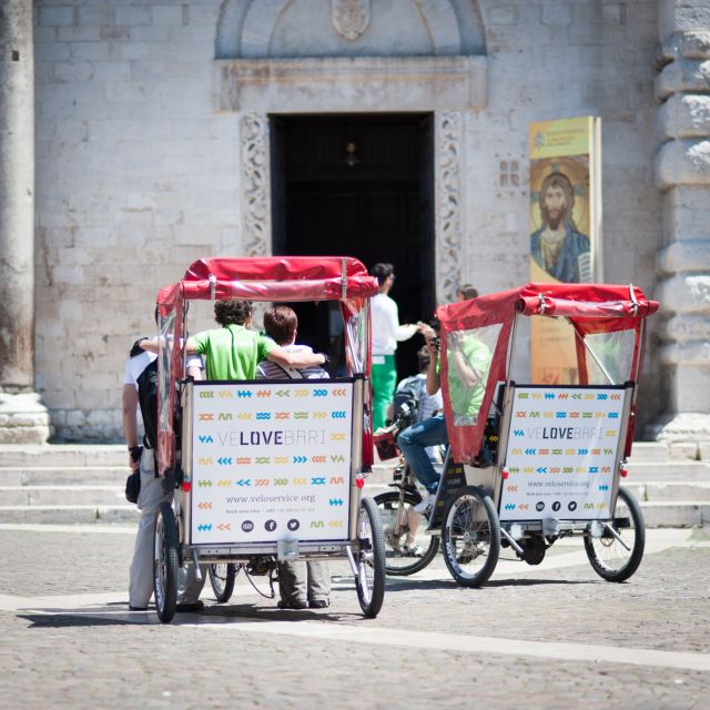 Bari: Old Town Guided Eco-Friendly Rickshaw Tour - Sea-front contrast: old Bari meets the art deco promenade