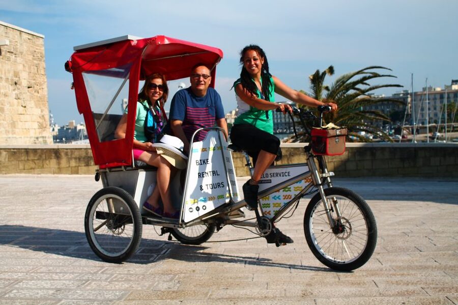 Bari: Old Town Guided Eco-Friendly Rickshaw Tour - Getting to VELO SERVICE near Piazza Mercantile
