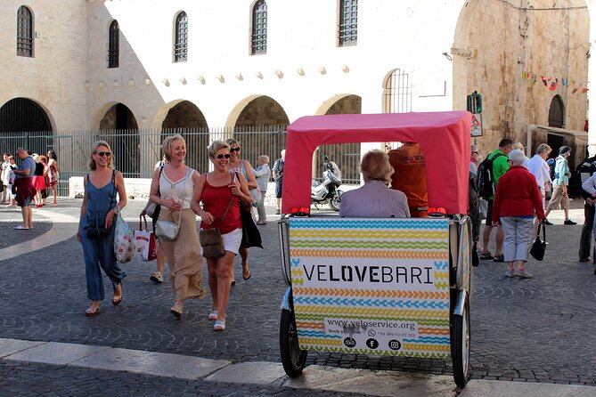 Bari Street Food Tour by Rickshaw - Rolling through Bari’s old streets without the leg burn