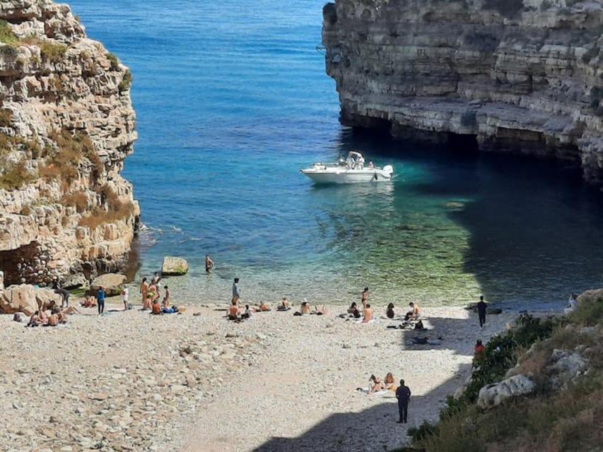 Coast and caves of Polignano:boat tours,drinks,swimming,music and fun - Hermit’s Rock and the Extra Photo Stops Along the Cliffs