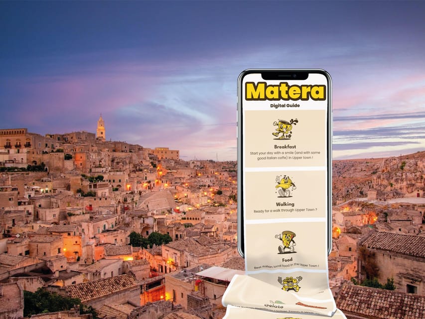 Matera: Digital guide made with a Local guide for your tour - Getting started: smartphone, internet, and how you launch the experience