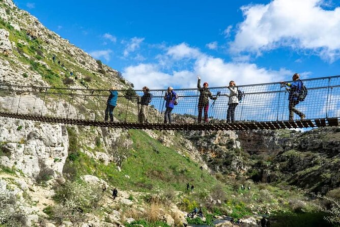 Matera: journey of the Sassi, the Murgia and the Tibetan Bridge - Stop 3: Parco della Murgia Materana—plants, rock carvings, and cave-site atmosphere