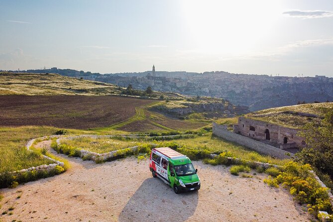Matera Official Open Bus Tour with entrance to Casa Grotta - Stop 2: Piazzetta Pascoli and the Sasso Caveoso Overlook