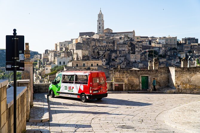 Matera Official Open Bus Tour with entrance to Casa Grotta - Stop 4: Belvedere Sant’agostino (Belvedere Colombo) for Sassi Balance