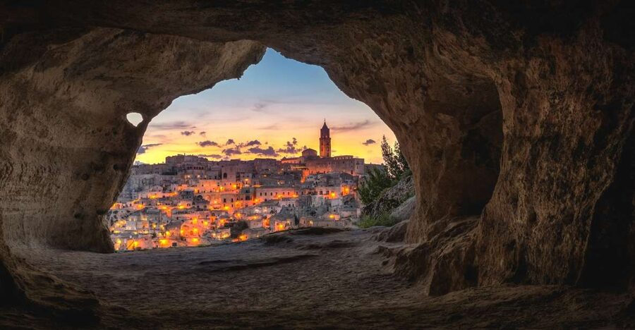Matera: Walking Tour with Rock Church and Hypogeum Entry - Central Square, Civita, and the Cathedral Overlook