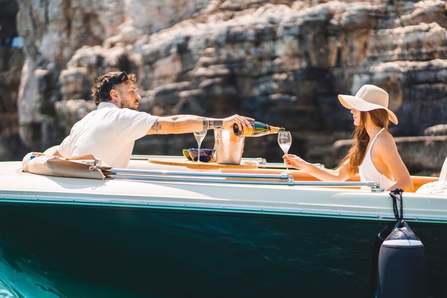 Monopoli: Private Sightseeing Speedboat Tour with Champagne - The 4–8 Hour Pace: More Stops Than a Quick Coastal Ride