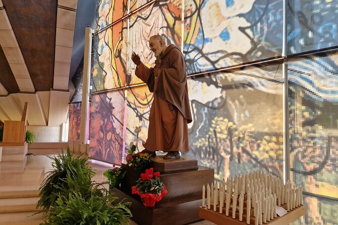 Padre Pio's Shrine in San Giovanni Rotondo from Bari (Apulia) - St. Maria delle Grazie: the sanctuary area next to the historic convent