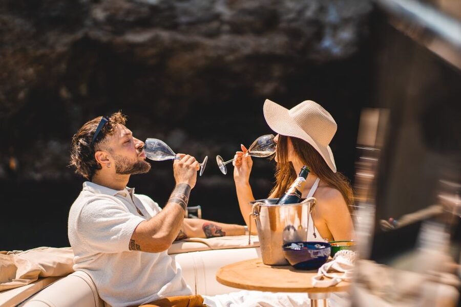 Polignano a Mare: Private Cruise with Champagne - Cala Ponte Marina check-in and your first aperitif moment