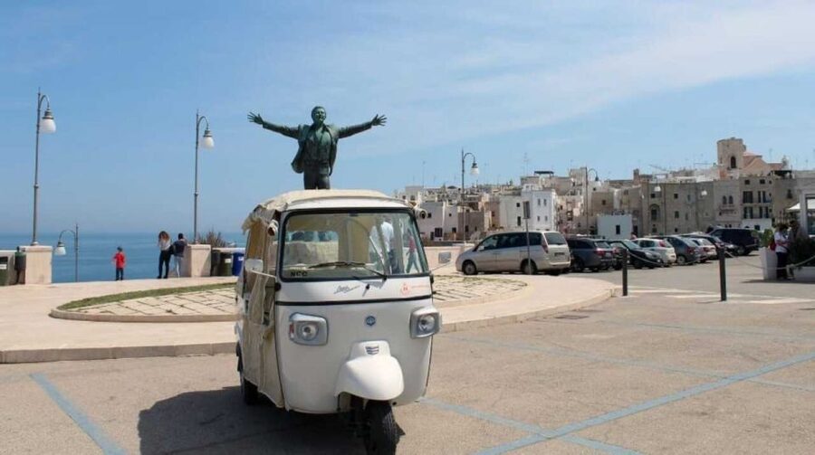 Polignano a Mare: Scenic Tuk-Tuk Tour Along the Coast - Cala Incina to San Vito: The Coast Drive in Real Time