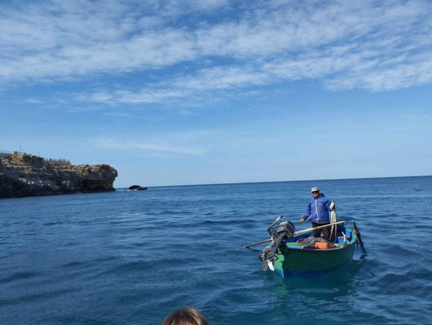 Polignano a Mare: Speedboat Cruise to Caves with Aperitif - The swim stop: crystal water plus life jackets and short decision time