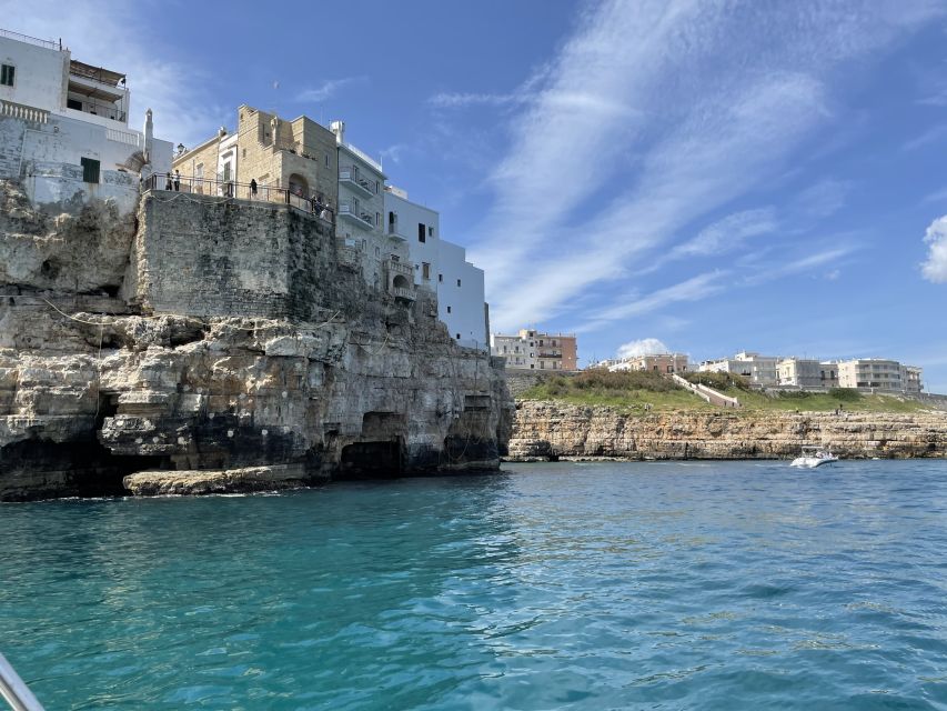 Polignano a Mare: Speedboat Cruise to Caves with Aperitif - Polignano a Mare from the water: views you can’t recreate on foot