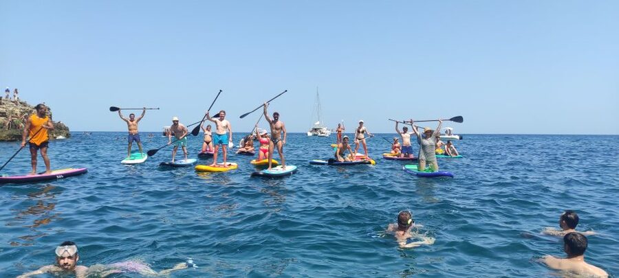 Polignano a Mare: Stand-Up Paddle Board Sea Cave Trip - How long you’re on the water (and why 2 kilometers is a good distance)