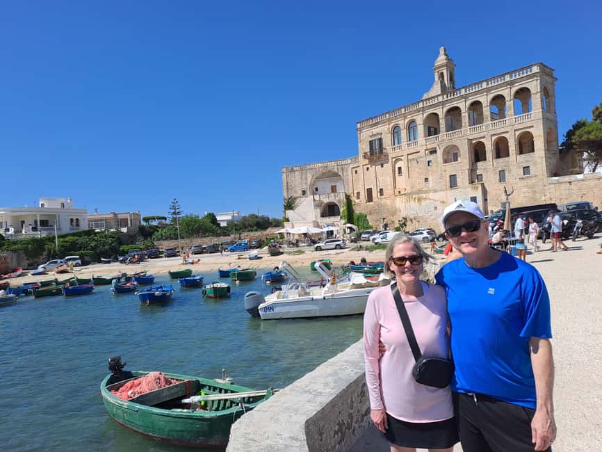 Polignano: Guided e-bike tour, sea cliffs & San Vito - Riding into San Vito: the fishing village feel in a short stop