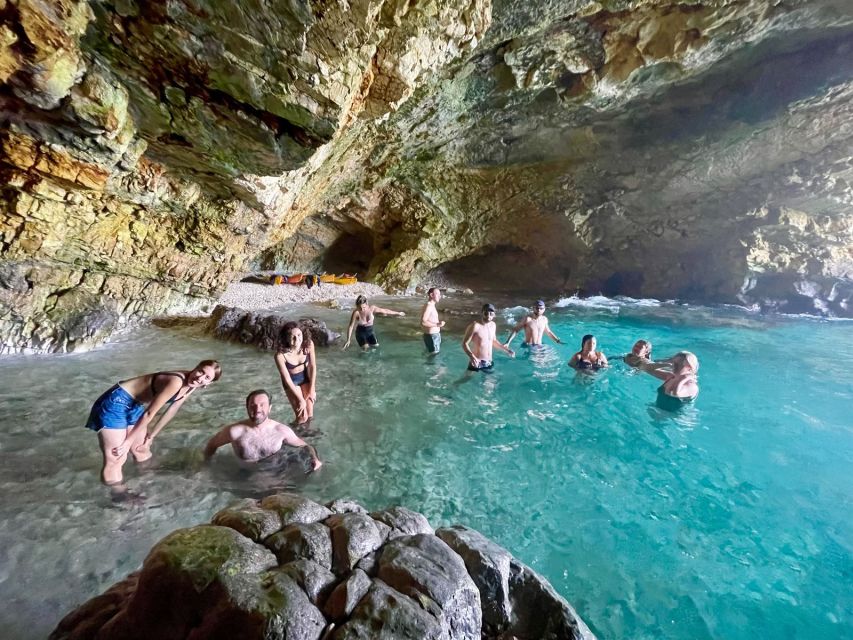 Polignano kayak tour + swimming stop in cave - The beginner sea kayak course: how they set you up to feel confident