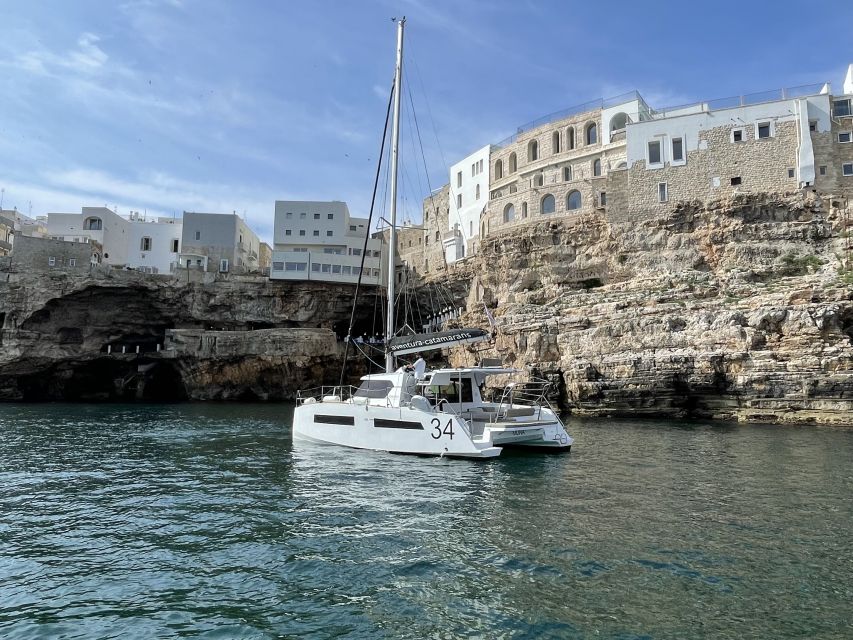 Private Catamaran Tour in Polignano a Mare - The coast between Polignano and Monopoli: caves, curves, and real Adriatic breathing room