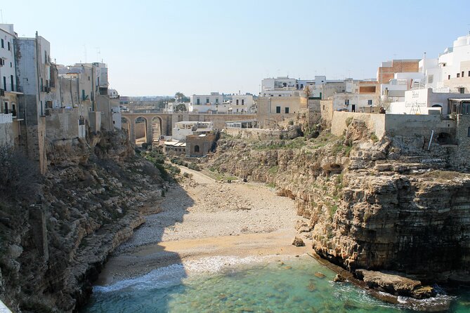 Street food tour of Polignano a Mare - Stop 1: Lama Monachile viewpoint, 15 meters above the sea