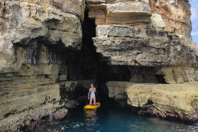 Sup Tour in Polignano caves - Start with instruction: how the lesson sets you up