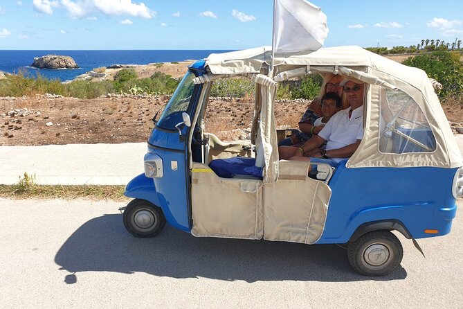 Tour of Polignano a Mare in Ape Calessino - Passing the sea legends: San Paolo and Grotta Palazzese viewpoints