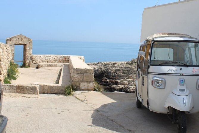 Tour of Polignano a Mare in Ape Calessino - Abbazia di San Vito: where the layers of time show up fast